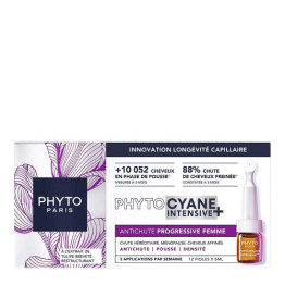 Phyto Phytocyane Intensive+ Mulher Tratamento Anti-Queda Ampolas Phyto Phytocyane Intensive+ Mulher Tratamento Anti-Queda Ampolas