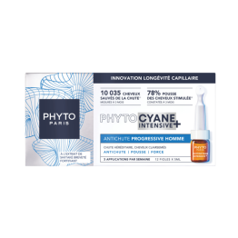 Phyto Phytocyane Intensive+ Homem Tratamento Anti-Queda Ampolas Phyto Phytocyane Intensive+ Homem Tratamento Anti-Queda Ampolas