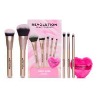 Revolution Candy Glam Conjunto de 6 Pincéis de Maquilhagem Revolution Candy Glam Conjunto de 6 Pincéis de Maquilhagem