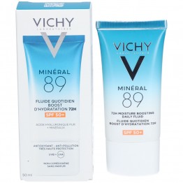 Vichy Minéral 89 Fluide Quotidien Booste d'Hydratation 72H SPF50+